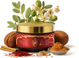 Saffron, Walnut, Sandalwood & Turmeric Face Mask  