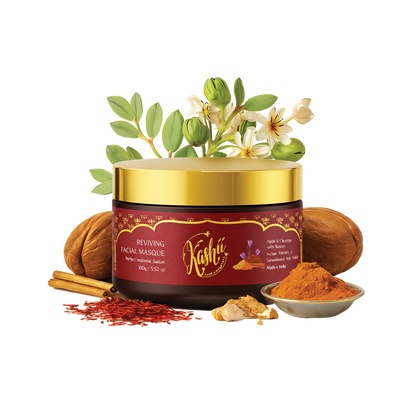 Saffron, Walnut, Sandalwood & Turmeric Face Mask  