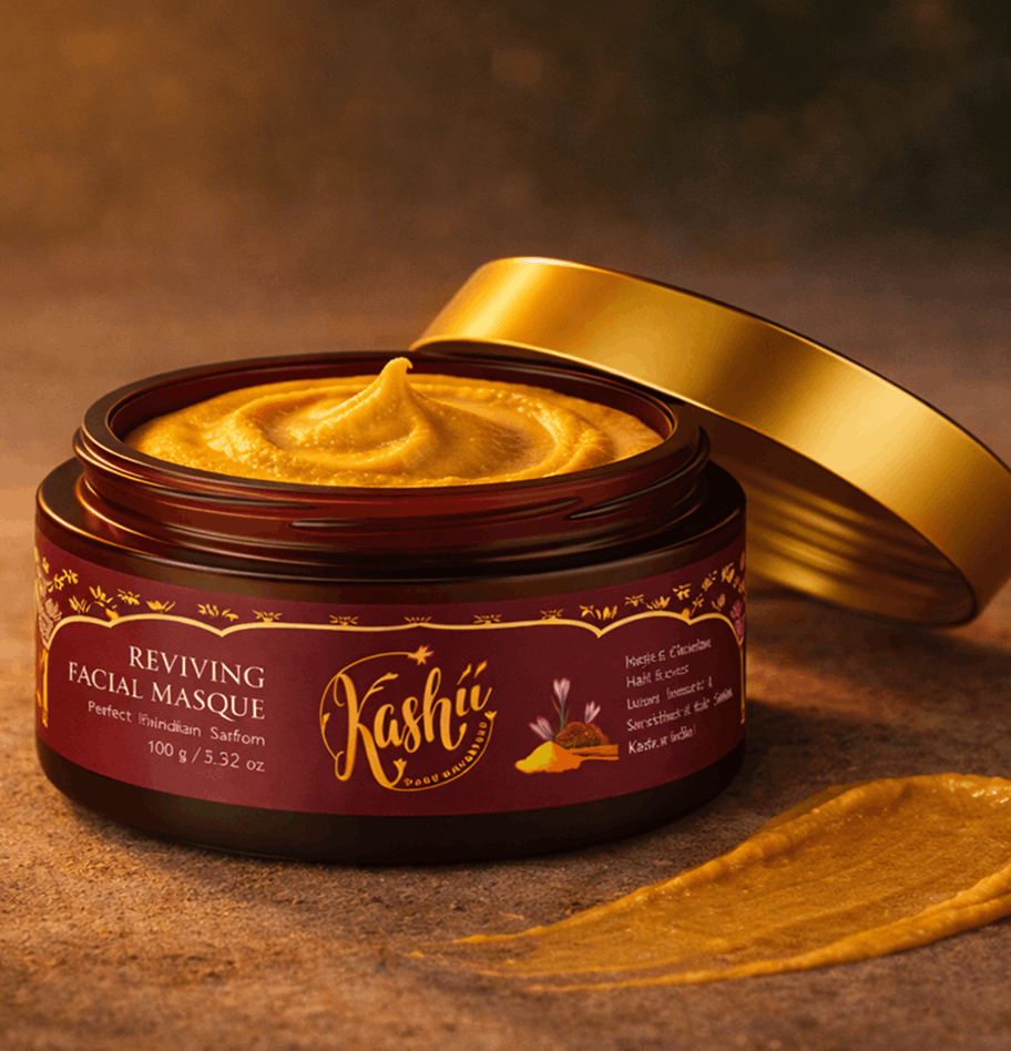 Saffron, Walnut, Sandalwood & Turmeric Face Mask  