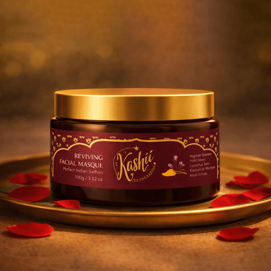 Saffron, Walnut, Sandalwood & Turmeric Face Mask  