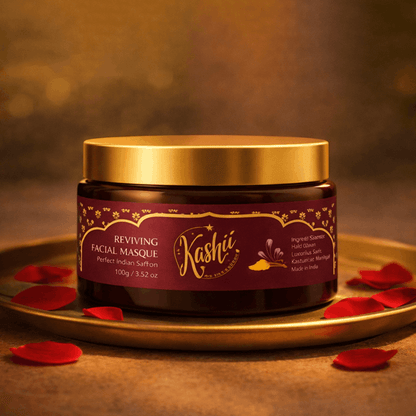 Saffron, Walnut, Sandalwood & Turmeric Face Mask  